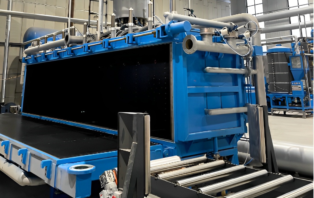 The EPS polystyrene board production line of the Brazilian factory was successfully put into production and delivered