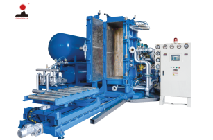 EPS vertical block molding machine with vacuum