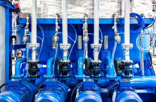 Tower Type Central Vacuum System with EPS Shape Moulding Machine Integration