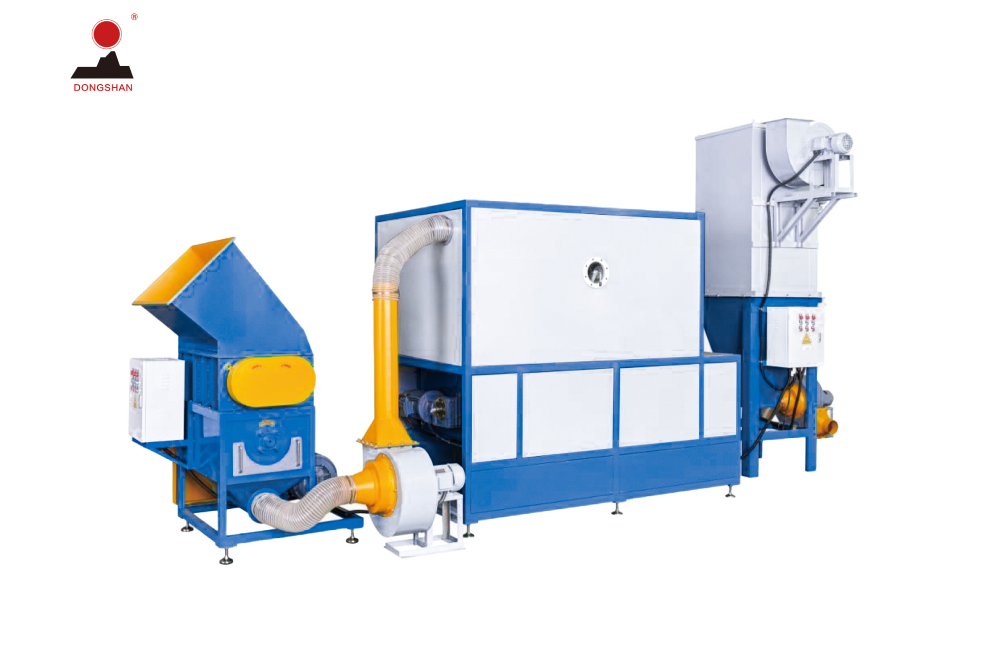 EPS Foam Recycling Combined Machine &ndash; Waste Polystyrene Crusher, Mixer & Pelletizer System