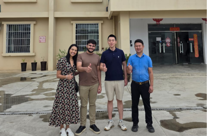 Brazilian customers visit Dongshan for inspection and exchanges to deepen cooperation in the field of EPS machinery