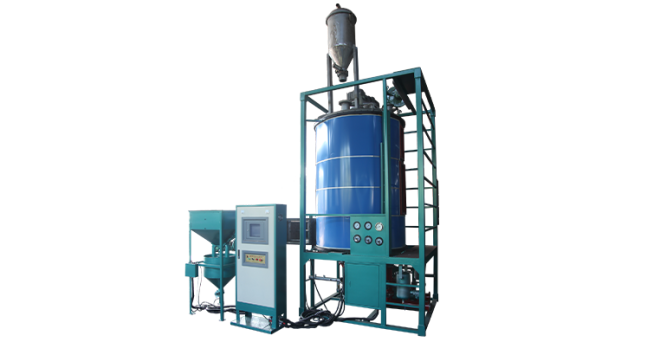 What are the main features of a foam moulding machine?