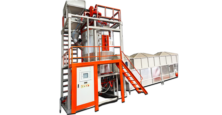 EPS Automatic Conical Batch Pre-Expander Machine